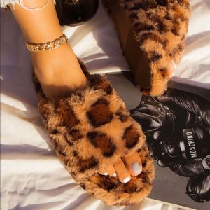 NEW Leopard Slippers